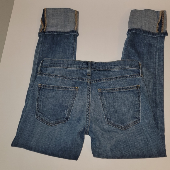 Current/Elliott Beatnick Jeans Size 24 Whiskey - Picture 4 of 9